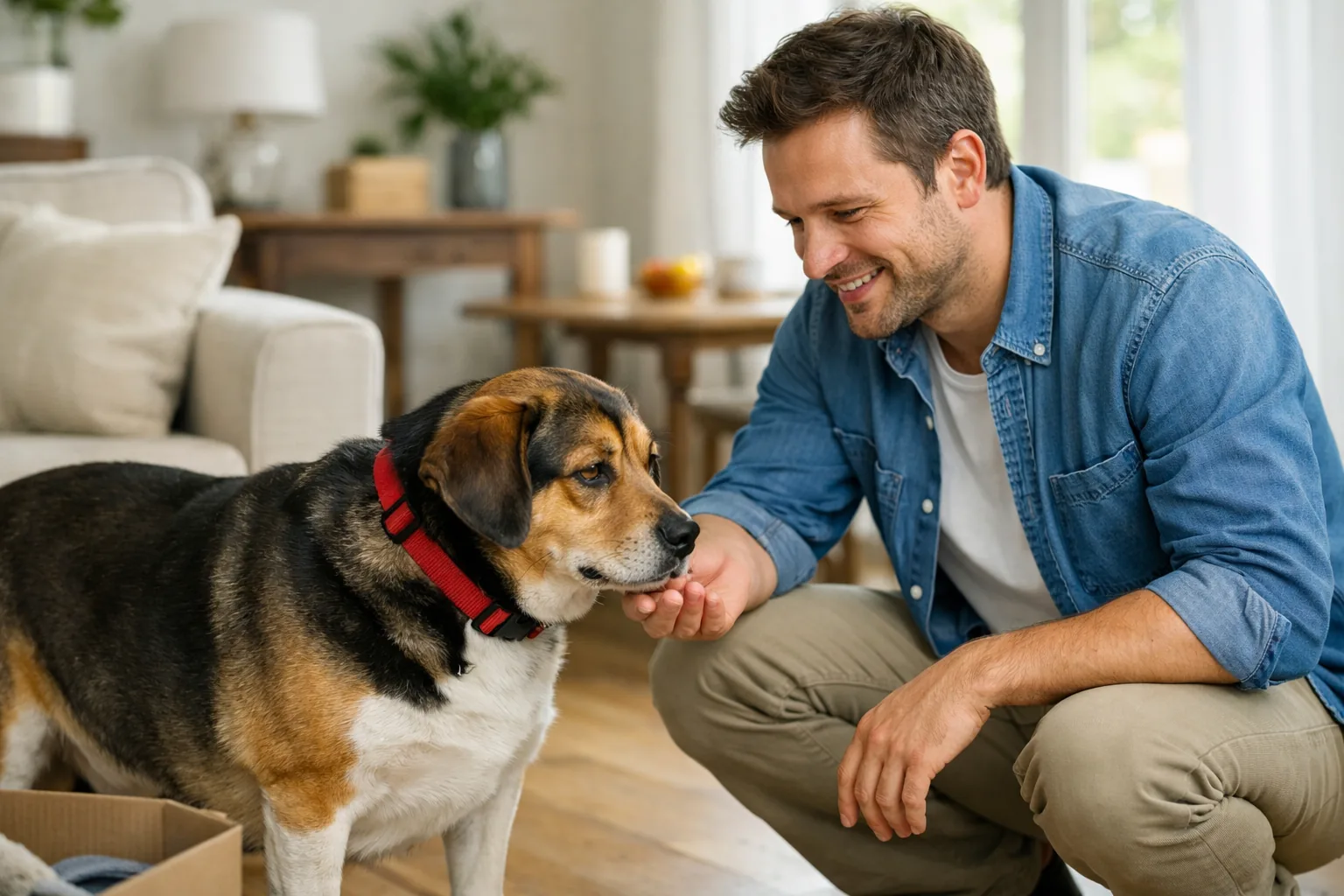 Chien adopté en surpoids : par où commencer les premières semaines