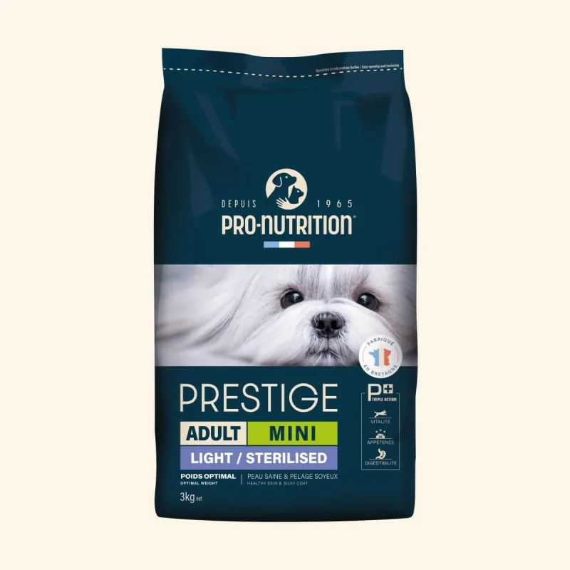 croquettes Flatazor Prestige Mini Light stérilisé petite race chien surpoids