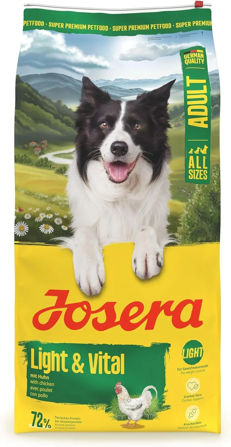 croquettes Josera Light Vital adulte chien surpoids poulet pois sans blé 12,5kg