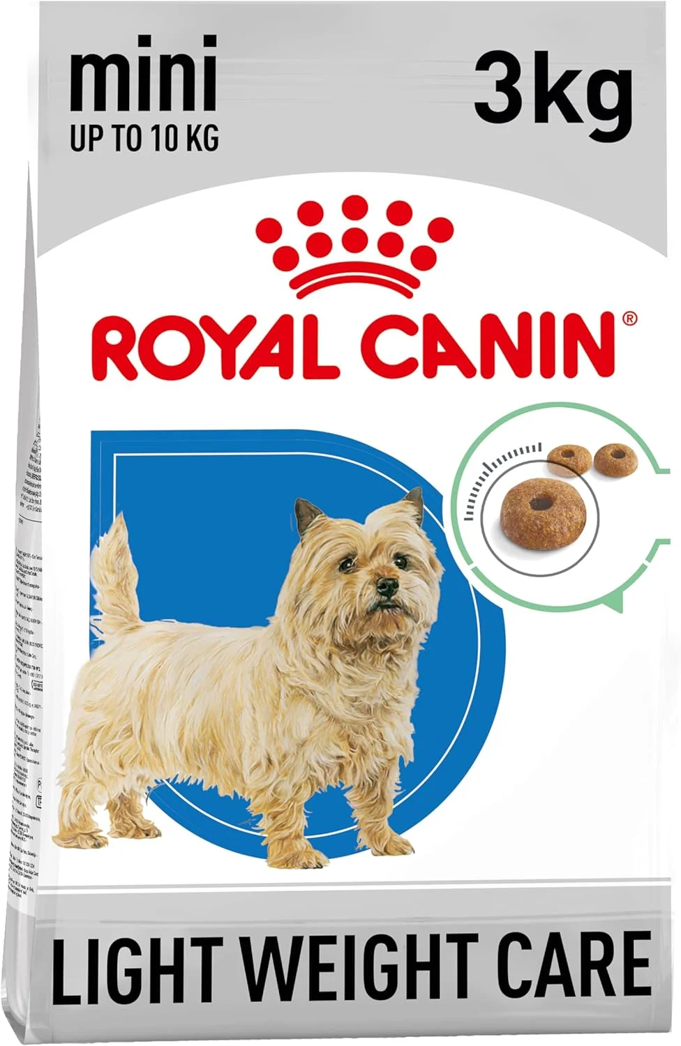 croquettes Royal Canin Mini Light Weight Care chien petite race surpoids léger sac 3kg